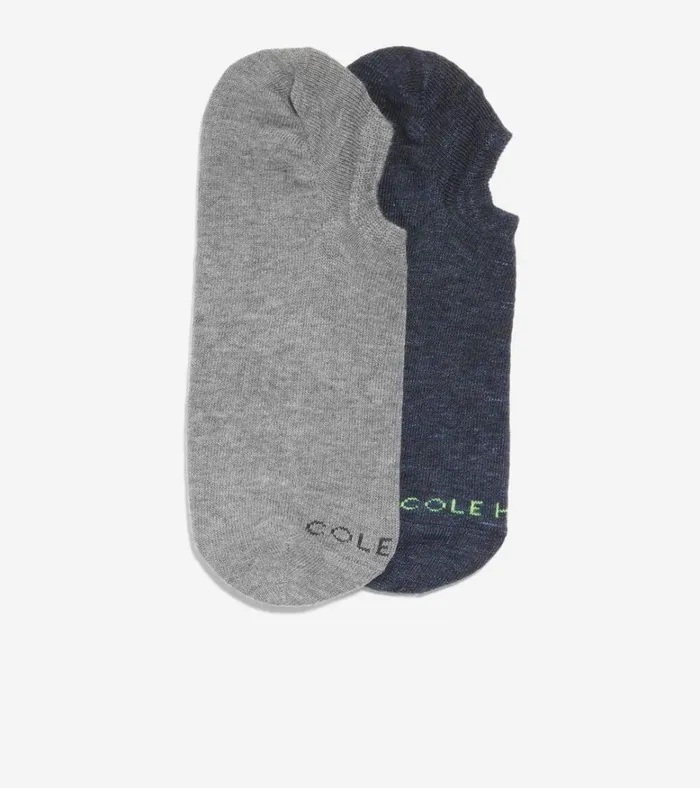 2Pair Liner Socks Blue Rain Men Cole Haan Socks