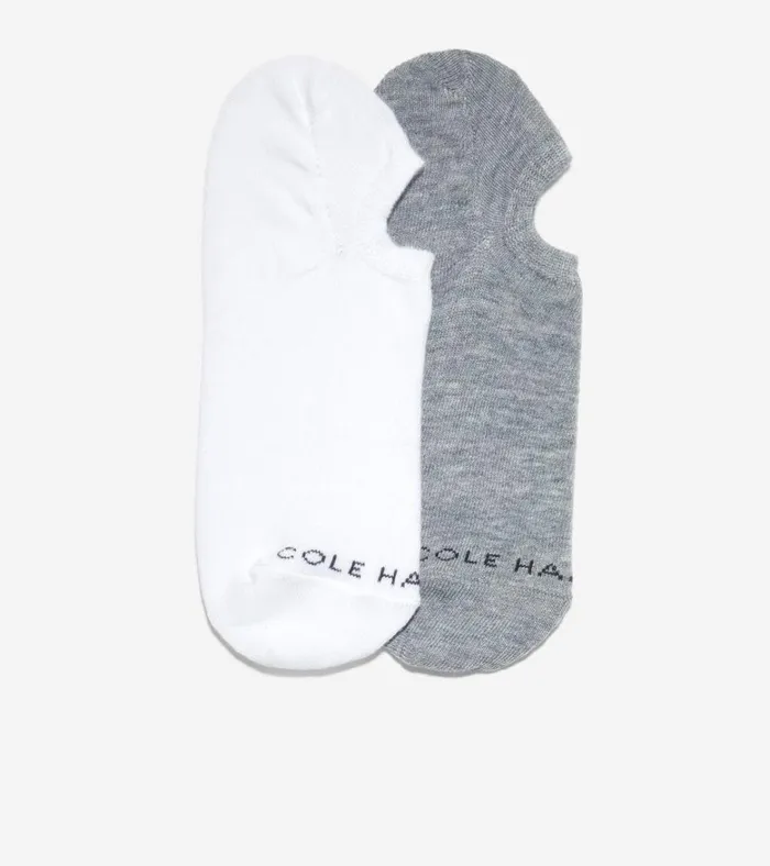 2Pair Liner Socks Grey Rainwhite Men Cole Haan Socks