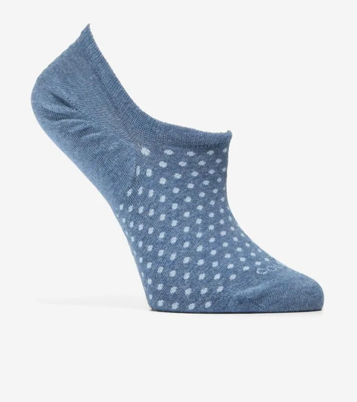 3Pack Dot Sneakers Liner Socks Blueassorted Women Cole Haan Socks