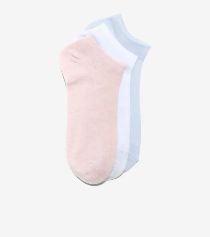 3Pack Solid Soft LowCut Socks Soft Pink Heatherassorted Women Cole Haan Socks