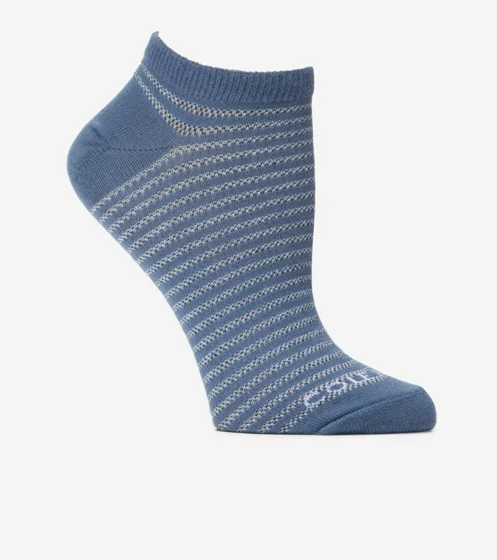 3Pack Stripe Soft LowCut Socks Blueassorted Women Cole Haan Socks