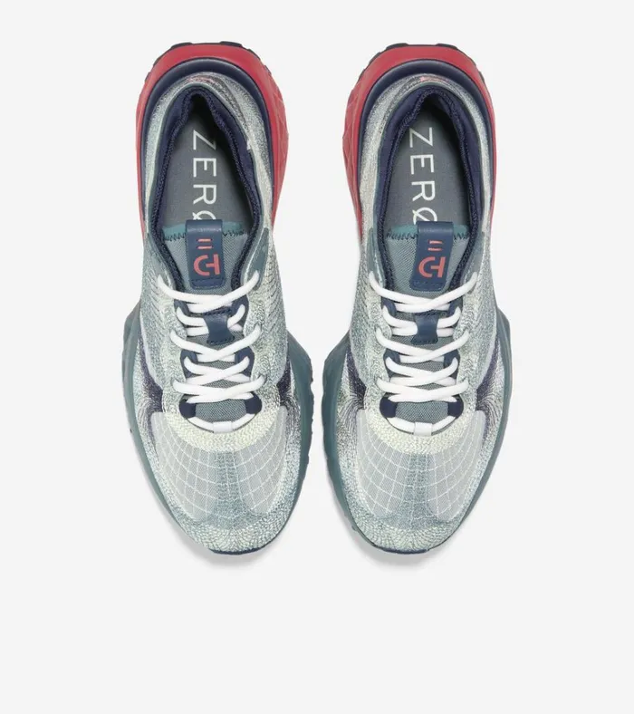 5ZERGRAND Embrostitch Running Shoes Evening Bluemineral Redstormy Weather Men Cole Haan Sneakers