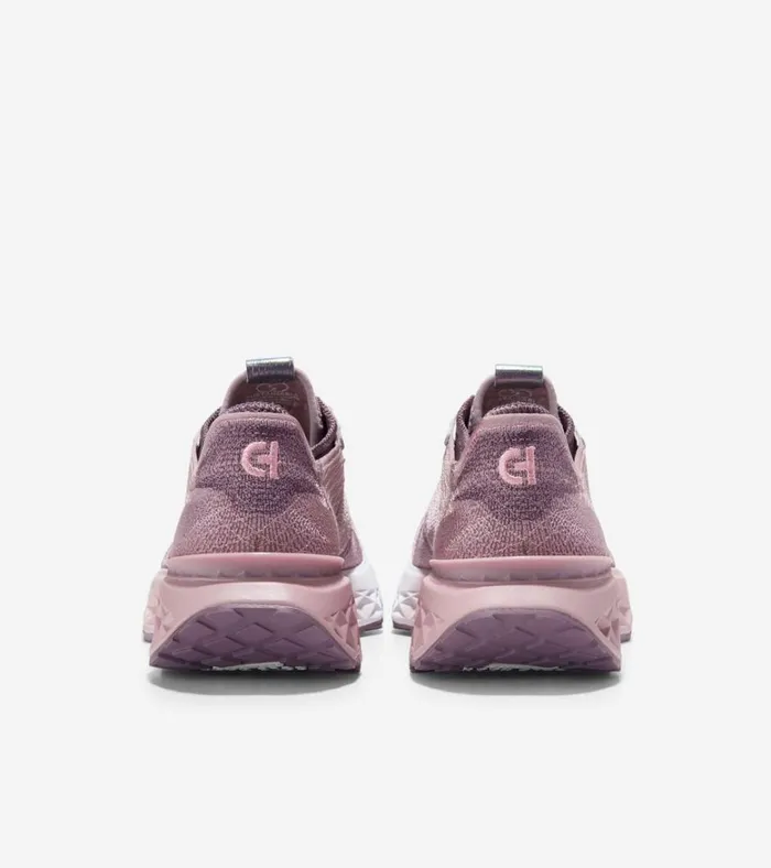 5ZERGRAND Embrostitch Running Shoes Mauveplum Purpleoptic White Women Cole Haan Sneakers
