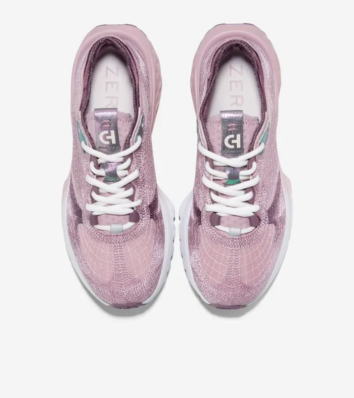 5ZERGRAND Embrostitch Running Shoes Mauveplum Purpleoptic White Women Cole Haan Sneakers