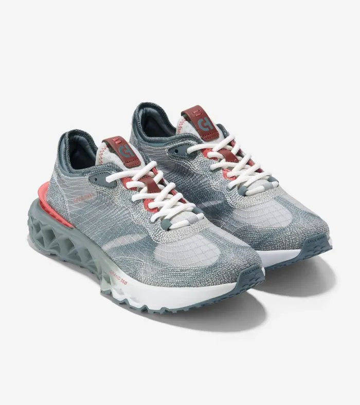 5ZERGRAND Embrostitch Running Shoes Storm Graymineral Redoptic White Men Cole Haan Sneakers