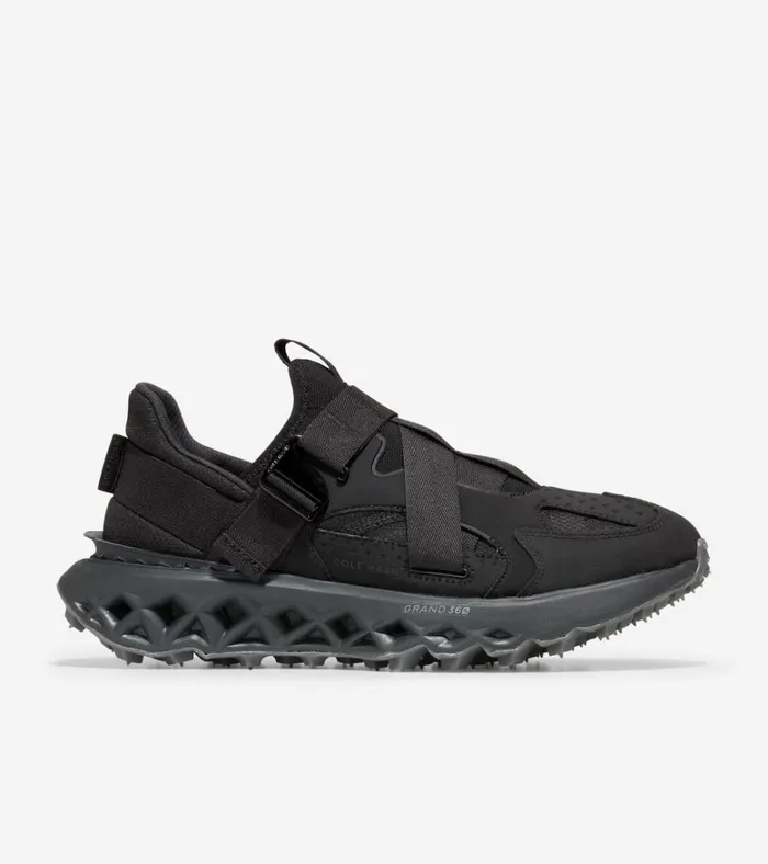 5ZERGRAND Monk Strap Running Shoe Black Men Cole Haan Sneakers