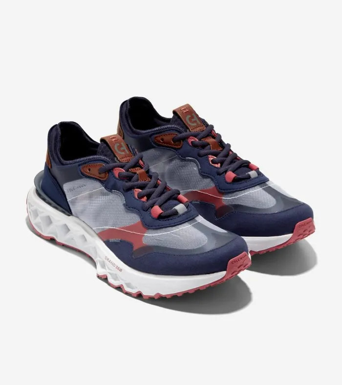 5ZERGRAND Running Shoes Evening Bluestorm Grayoptic White Men Cole Haan Sneakers