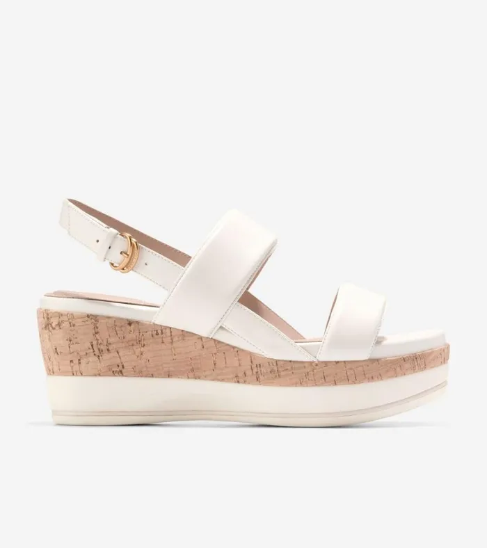Aislin Wedge Sandals Ivorynatural Women Cole Haan Heels and Pumps
