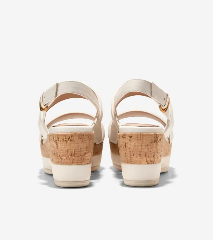 Aislin Wedge Sandals Ivorynatural Women Cole Haan Heels and Pumps