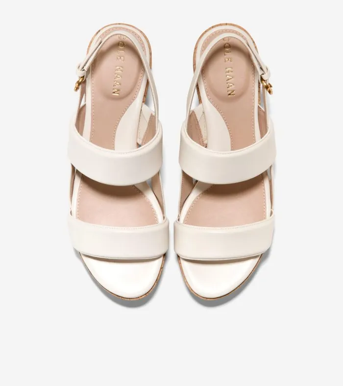 Aislin Wedge Sandals Ivorynatural Women Cole Haan Heels and Pumps