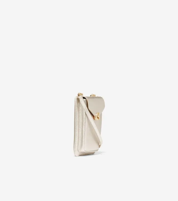 AllInOne Flap Crossbody Bag Gold Women Cole Haan Crossbody Bags