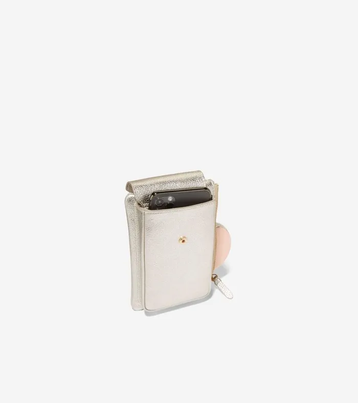 AllInOne Flap Crossbody Bag Gold Women Cole Haan Crossbody Bags
