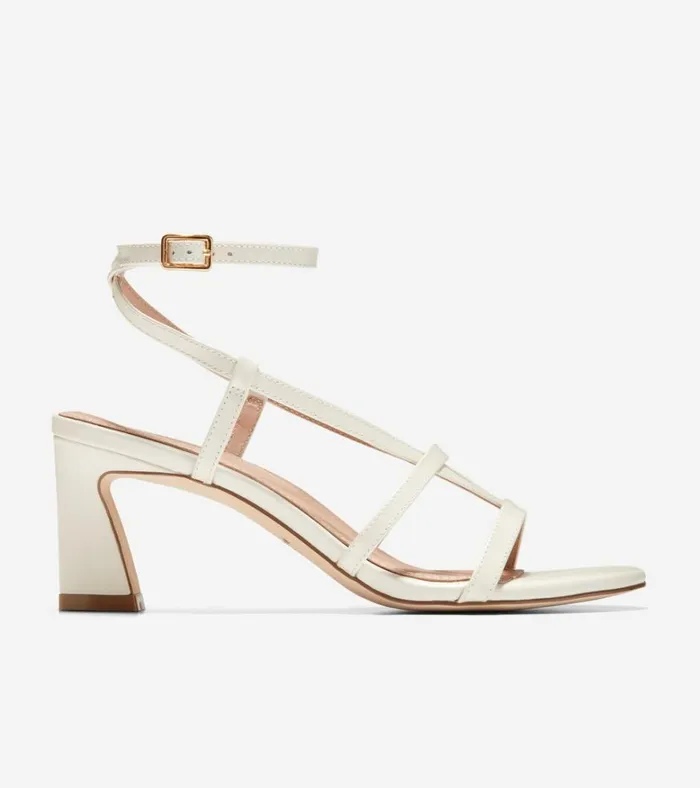 Amber Strappy Sandals Ivory Women Cole Haan Heels and Pumps