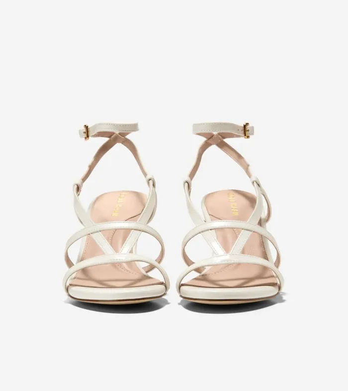 Amber Strappy Sandals Ivory Women Cole Haan Heels and Pumps