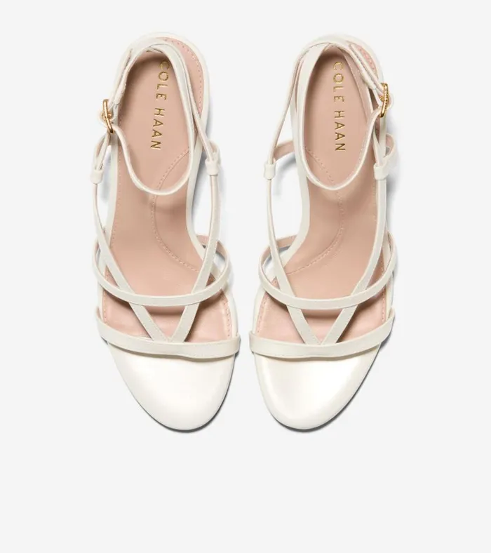 Amber Strappy Sandals Ivory Women Cole Haan Heels and Pumps