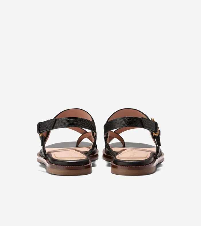 Anica Lux Buckle Sandals Black Women Cole Haan Sandals