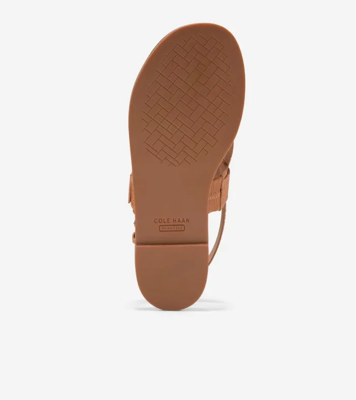 Anica Lux Buckle Sandals Pecan Brown Women Cole Haan Sandals
