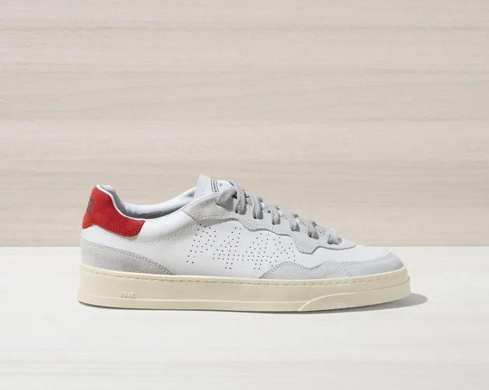 Bali Recycled WhiteRed Men P448 Low Tops