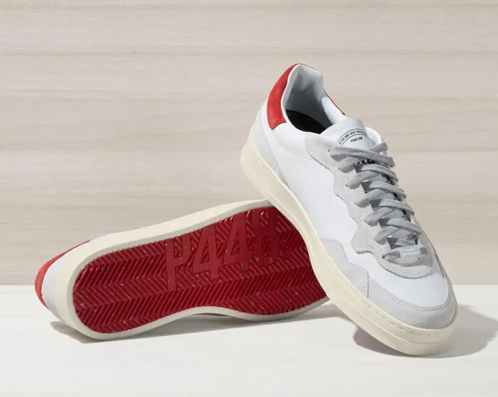 Bali Recycled WhiteRed Men P448 Low Tops