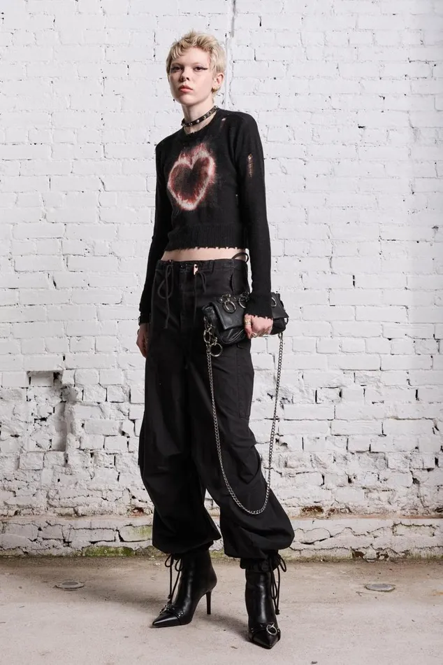 BALLOON ARMY PANT 8211 BLACK Women R13 Pants and Shorts