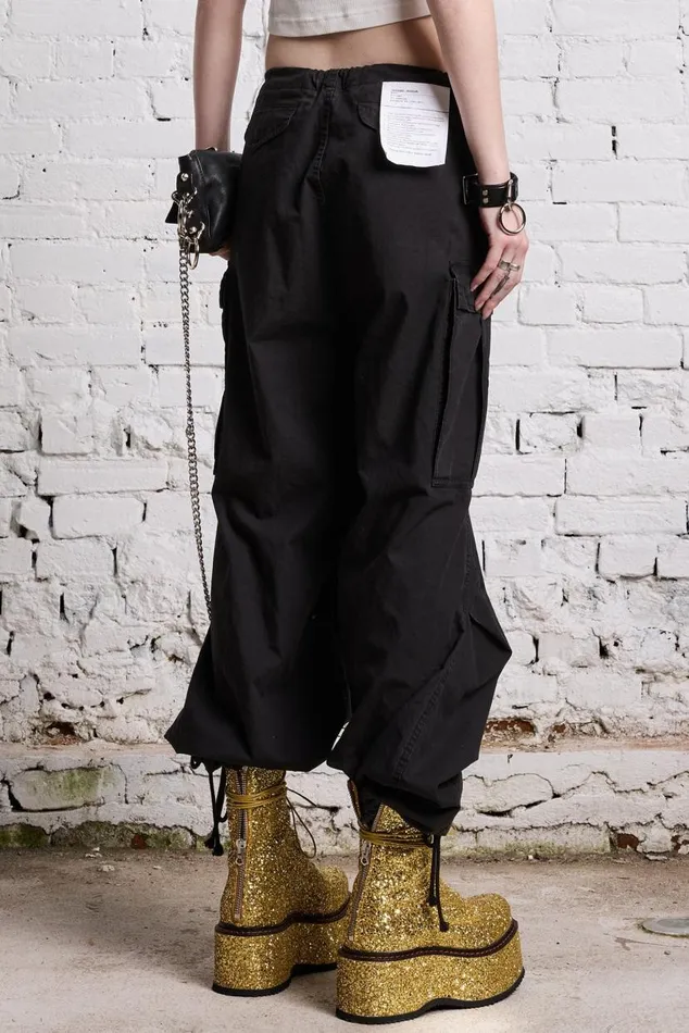 BALLOON ARMY PANT 8211 BLACK Women R13 Pants and Shorts