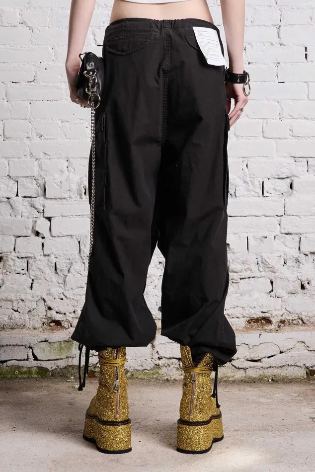 BALLOON ARMY PANT 8211 BLACK Women R13 Pants and Shorts