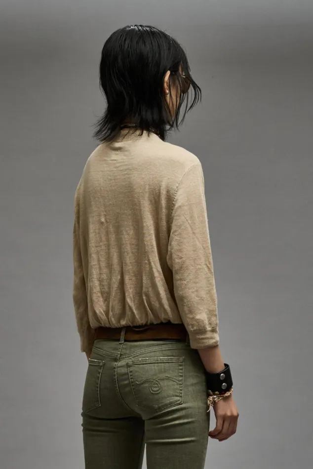 BALLOON CARDIGAN 8211 KHAKI Women R13 Sweaters