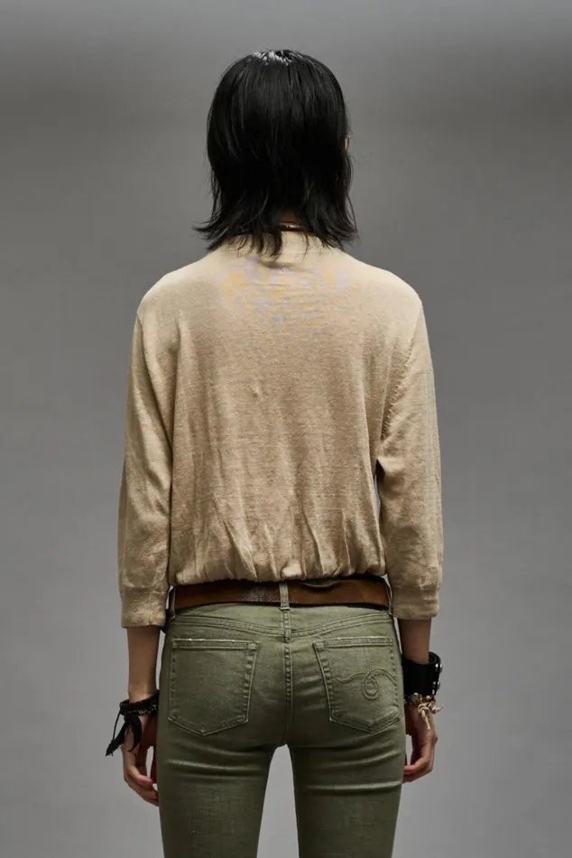 BALLOON CARDIGAN 8211 KHAKI Women R13 Sweaters