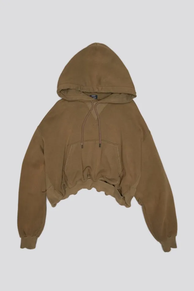 BALLOON POPOVER HOODIE 8211 DARK OLIVE Women R13 Tops