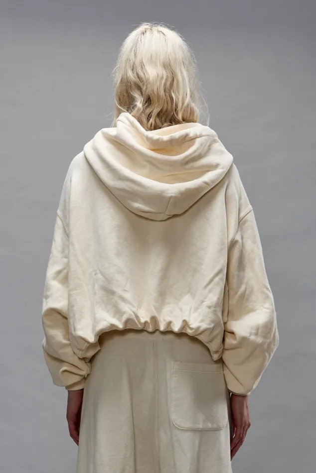 BALLOON POPOVER HOODIE 8211 NATURAL Women R13 Tops