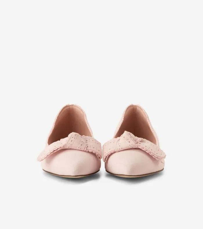 Bellport Bow Skimmer Flats Primrose Pink Women Cole Haan Flats and SlipOns