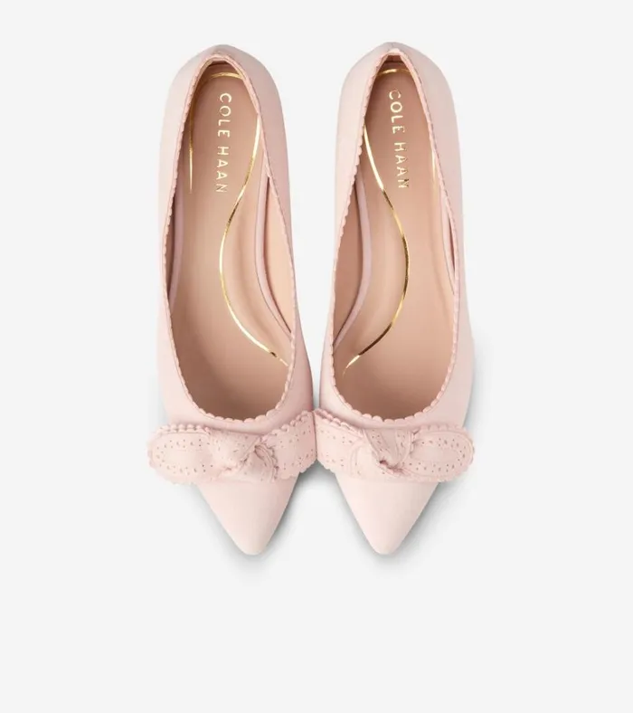 Bellport Bow Skimmer Flats Primrose Pink Women Cole Haan Flats and SlipOns