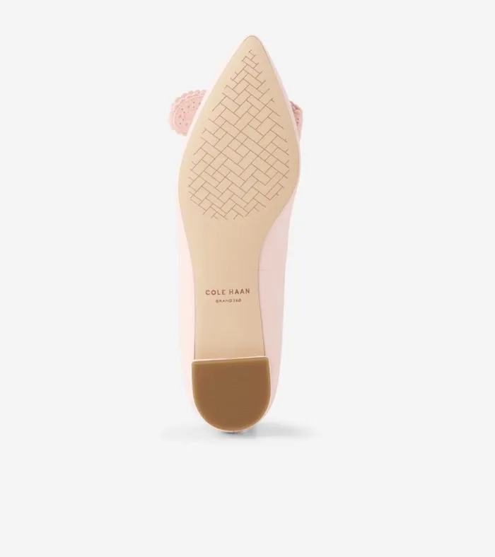 Bellport Bow Skimmer Flats Primrose Pink Women Cole Haan Flats and SlipOns