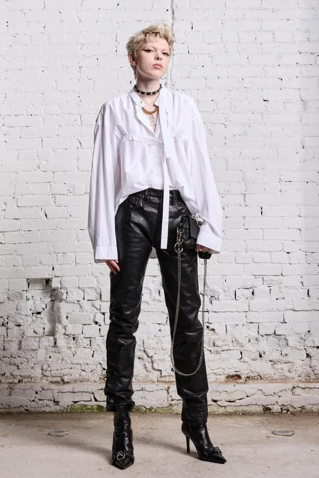 BELTED BUTTONUP 8211 WHITE Women R13 Tops