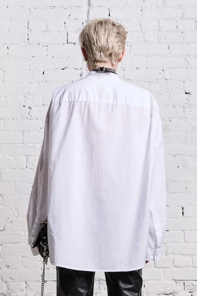 BELTED BUTTONUP 8211 WHITE Women R13 Tops