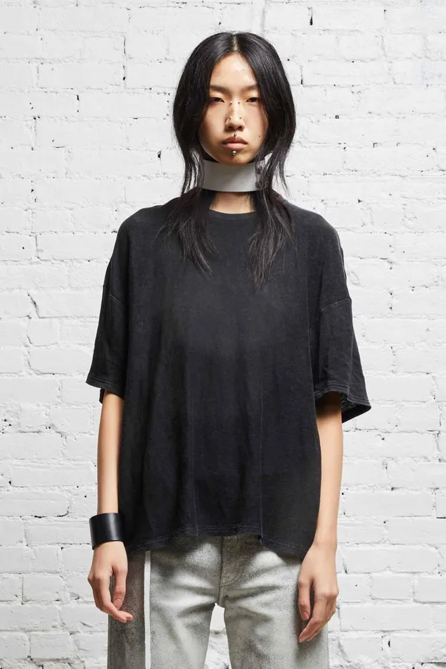 BOXY T 8211 ACID BLACK Women R13 TShirts