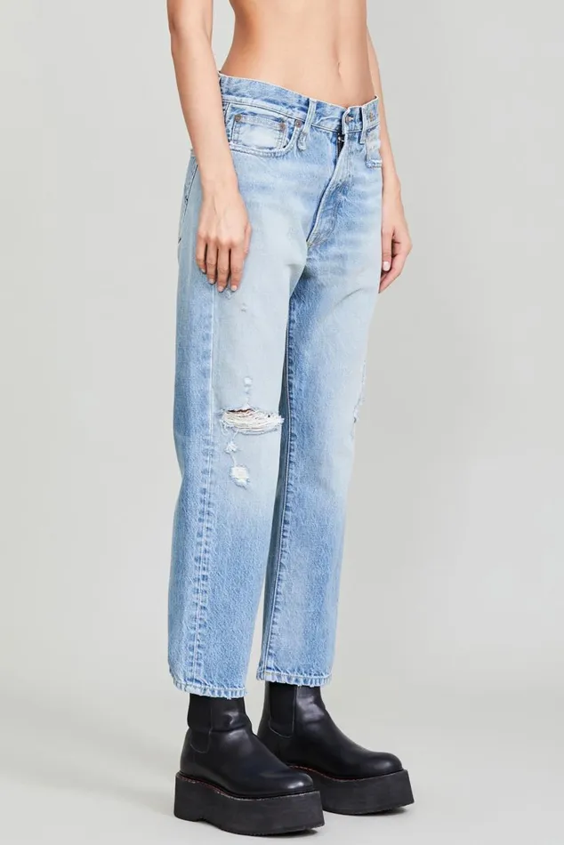 BOYFRIEND JEAN 8211 EASTON BLUE Women R13 Denim