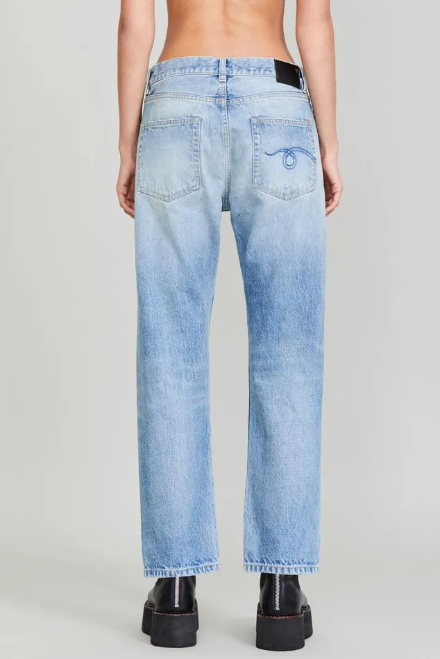 BOYFRIEND JEAN 8211 EASTON BLUE Women R13 Denim
