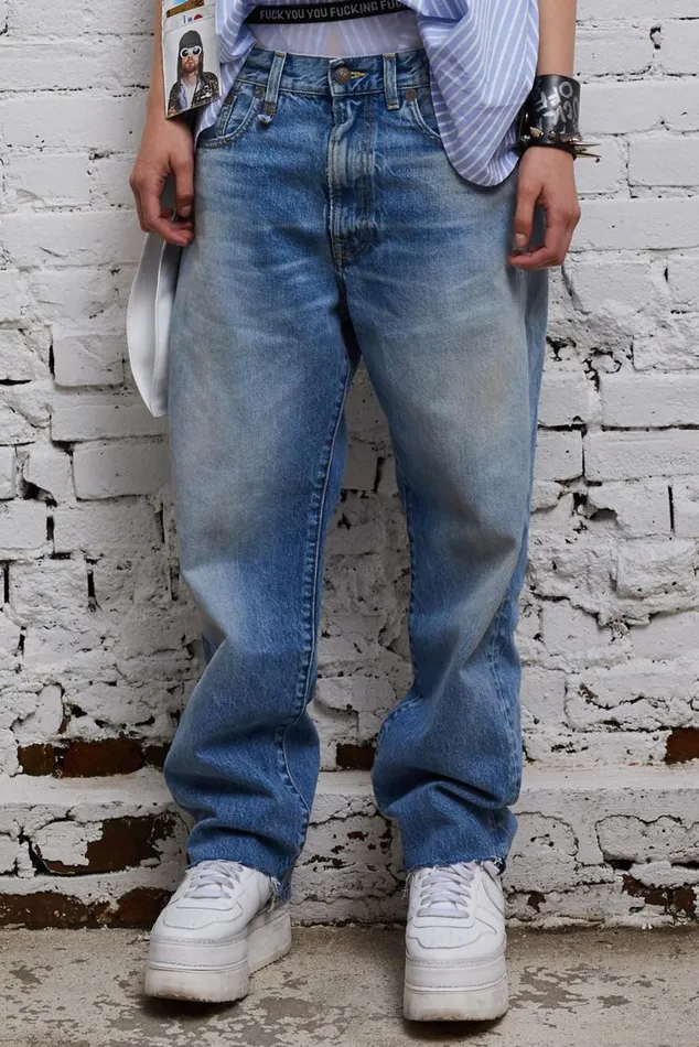 BOYFRIEND JEAN 8211 IRVING BLUE Women R13 Denim