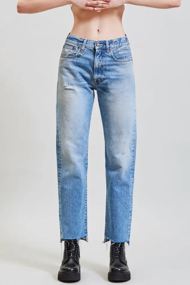 BOYFRIEND JEAN 8211 IRVING BLUE Women R13 Denim BOYFRIEND JEAN 8211 IRVING BLUE Women R13 Denim