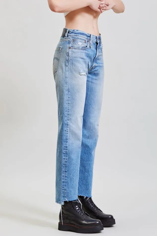 BOYFRIEND JEAN 8211 IRVING BLUE Women R13 Denim BOYFRIEND JEAN 8211 IRVING BLUE Women R13 Denim