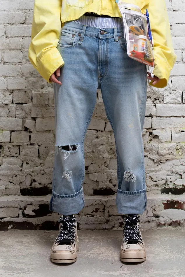 Boyfriend Jean 8211 Stevie Blue Official Site Women R13 Denim
