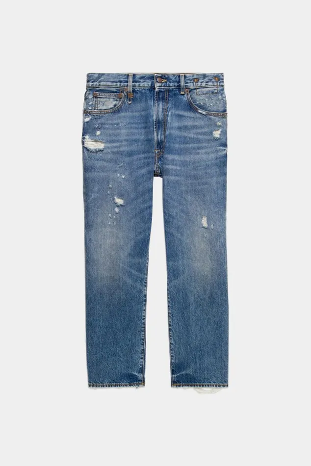 Boyfriend Jean Bain With Rips Women R13 Denim Boyfriend Jean Bain With Rips Women R13 Denim