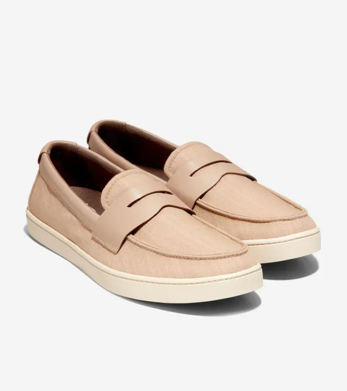 Canvas Pinch Weekender Penny Loafers Sesame Tanangora Men Cole Haan Loafers and Drivers