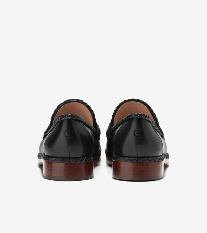 Chanon Tassel Loafers Black Women Cole Haan Loafers and Drivers