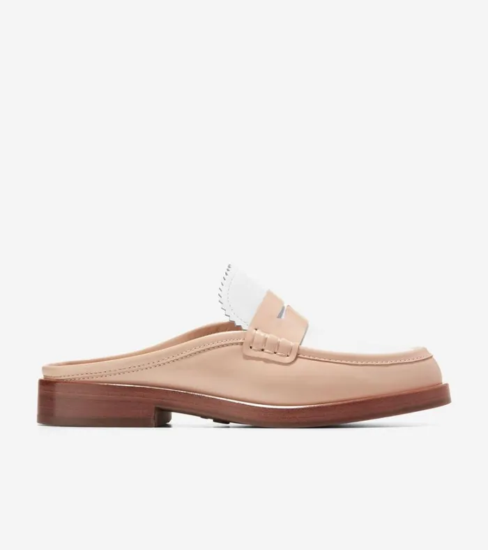 Chelby Mule Porcelainwhite Women Cole Haan Loafers and Drivers
