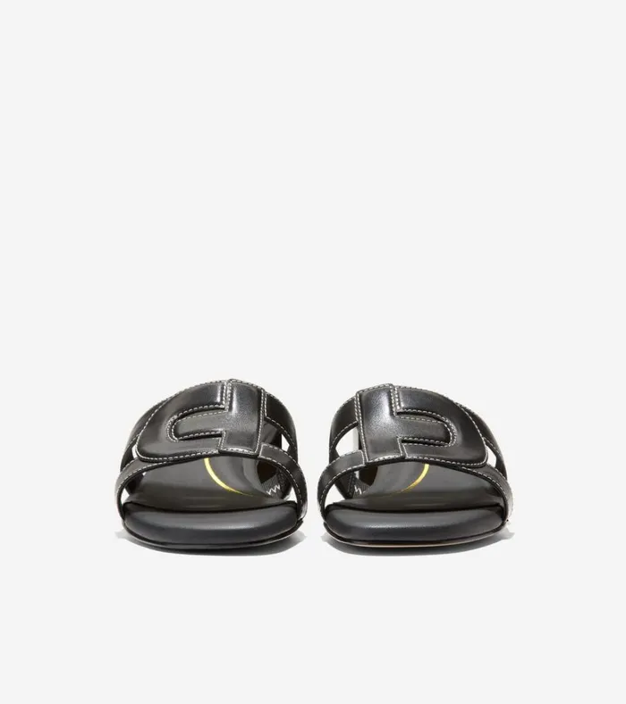 Chrisee Block Heel Sandals Black Women Cole Haan Sandals