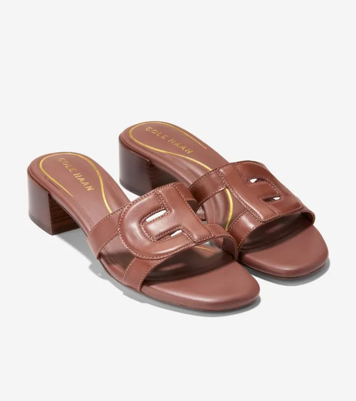 Chrisee Block Heel Sandals Cuoio Women Cole Haan Sandals