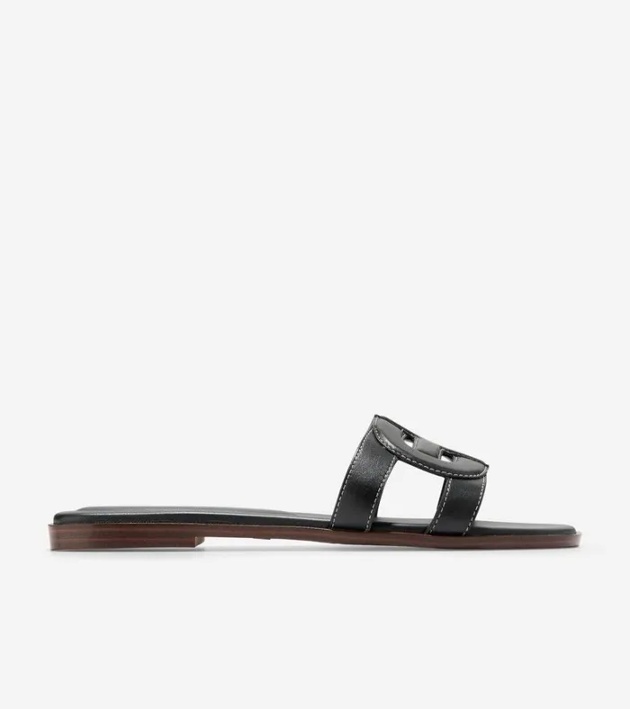 Chrisee Slide Sandals Black Women Cole Haan Sandals
