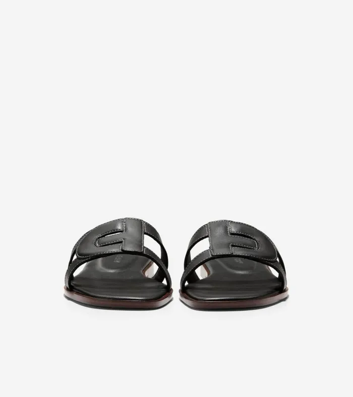 Chrisee Slide Sandals Black Women Cole Haan Sandals